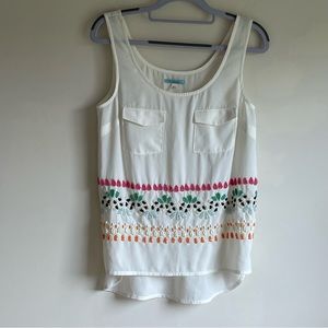 Anthropologie Leifnotes Bazaar
Beaded Tank Size 0